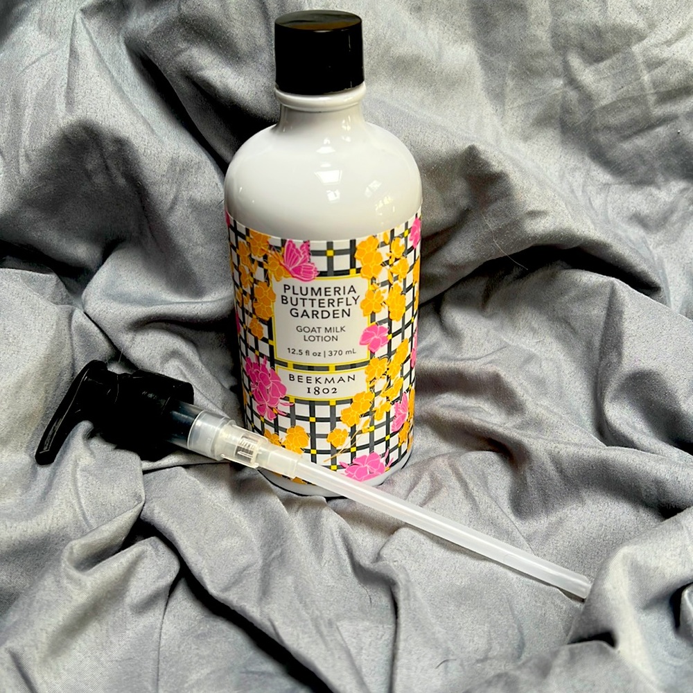 Beekman 1802 Plumeria Butterfly Garden Lotion 12.5 oz New & Sealed